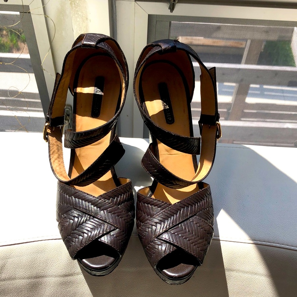 Longchamp Wedges in great condition